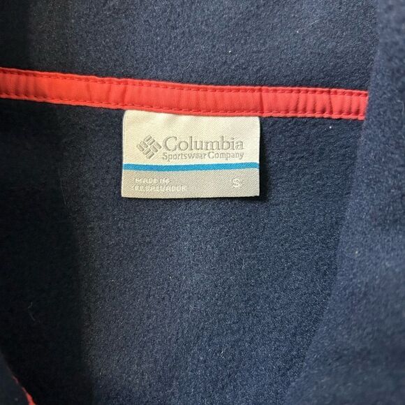 Men’s Columbia PFG Navy Fleece Vest - Size Small - Picture 3 of 6